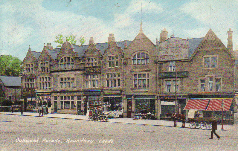 Postcard of Oakwood Parade sometime between 1902 and 1909