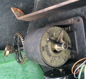 Part of the clock mechanism