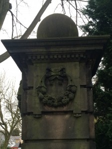 Tudor Lodge gatepost
